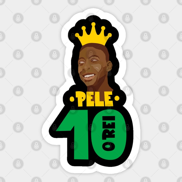 Pele - Famous footballers - R.I.P Pele Sticker by Boogosh